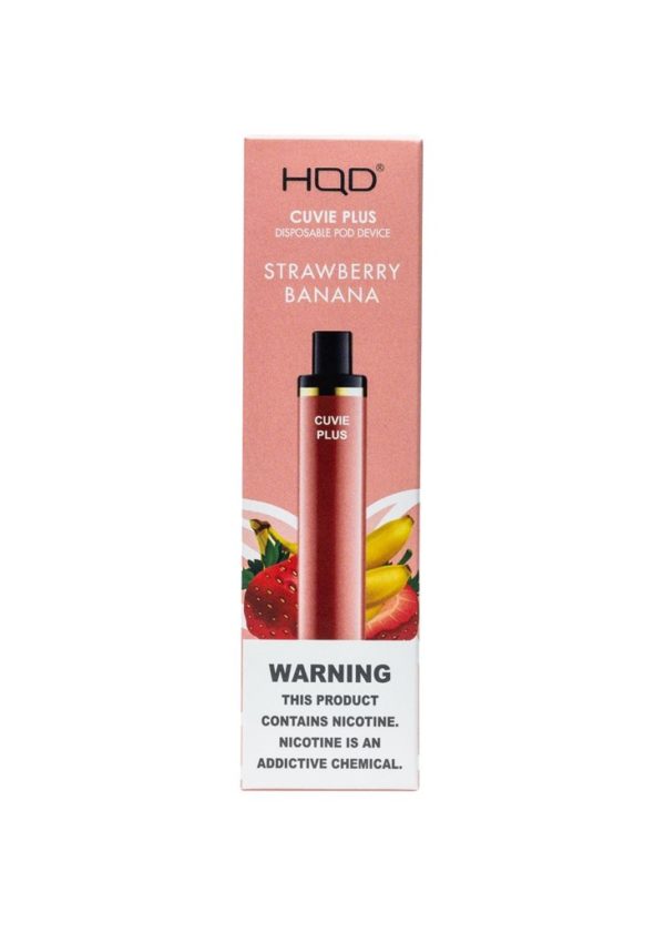 HQD Cuvie Plus 1200 Puff - Strawberry Banana