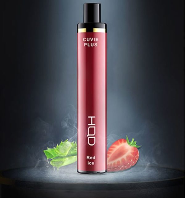 HQD Cuvie Plus 1200 Puff - Red Ice (Aloe Strawberry)