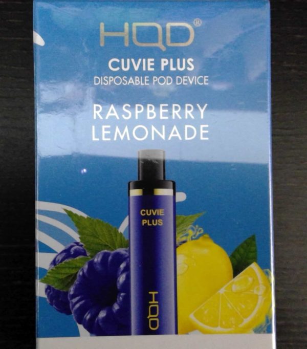 HQD Cuvie Plus 1200 Puff – Raspberry Lemonade