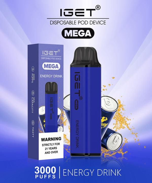 3000 Puff IGET Mega - Energy Drink