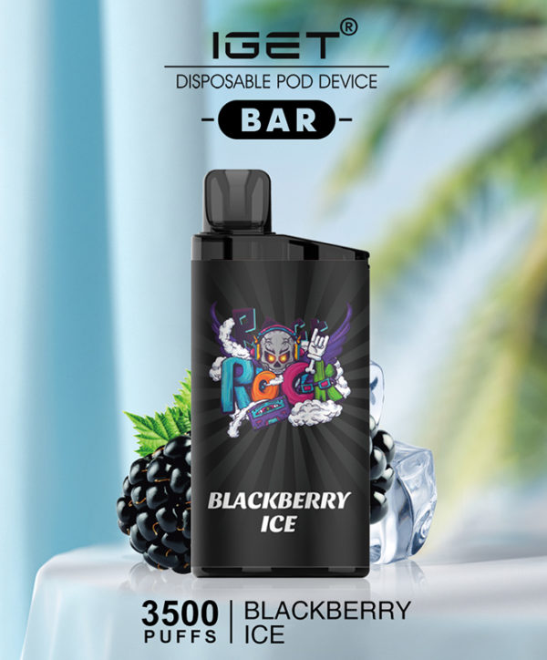 3500 Puff IGET Bar - Blackberry Ice