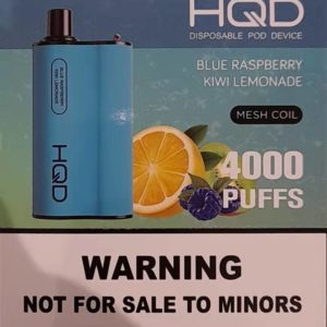 HQD BOX 4000 Puff - Blue Raspberry Kiwi Lemonade