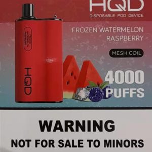 HQD BOX 4000 Puff - Frozen Watermelon Raspberry