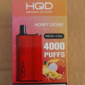 HQD BOX 4000 Puff – Honey Lychee