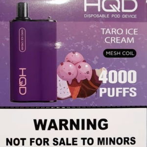 HQD BOX 4000 Puff - Taro Ice Cream