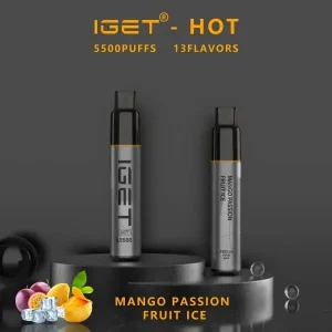 5500 Puff IGET HOT - Mango Passion Fruit Ice