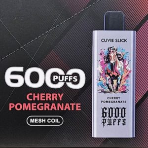 6000 Puffs Cuvie Slick - Cherry Pomegranate