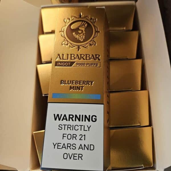 Alibarbar INGOT 9000 Puffs - Blueberry Mint