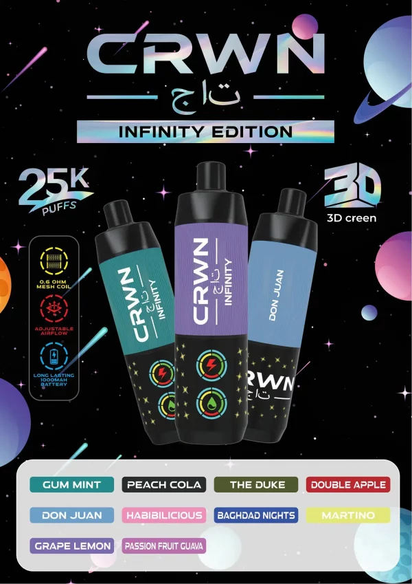 CRWN INFINITY 25000 Puff