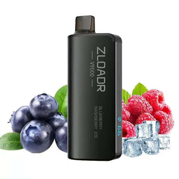 zloadr v9000 Blueberry Raspberry ice
